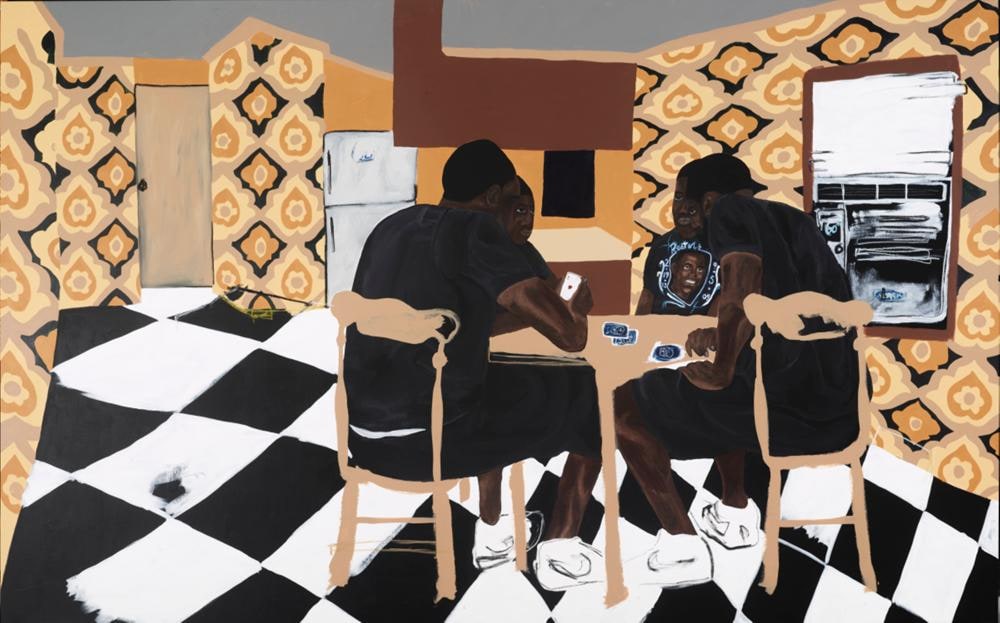 Four Brown Chairs