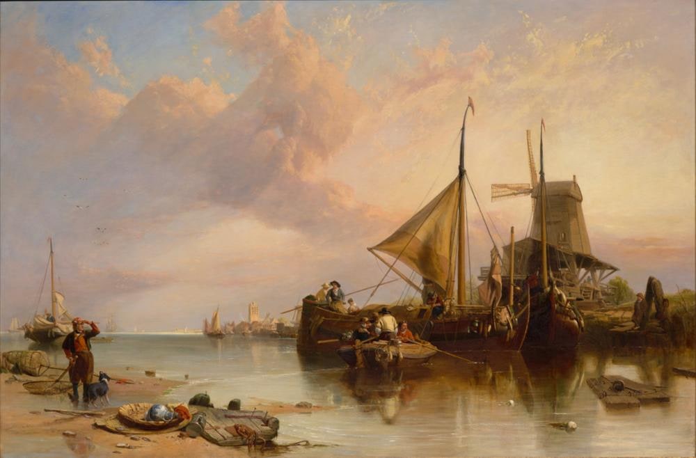 Near Monnikendam on the Zuyder Zee