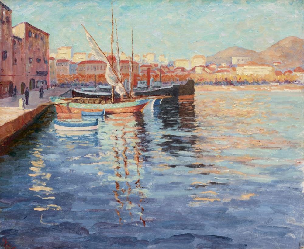 Harbour scene, Cannes