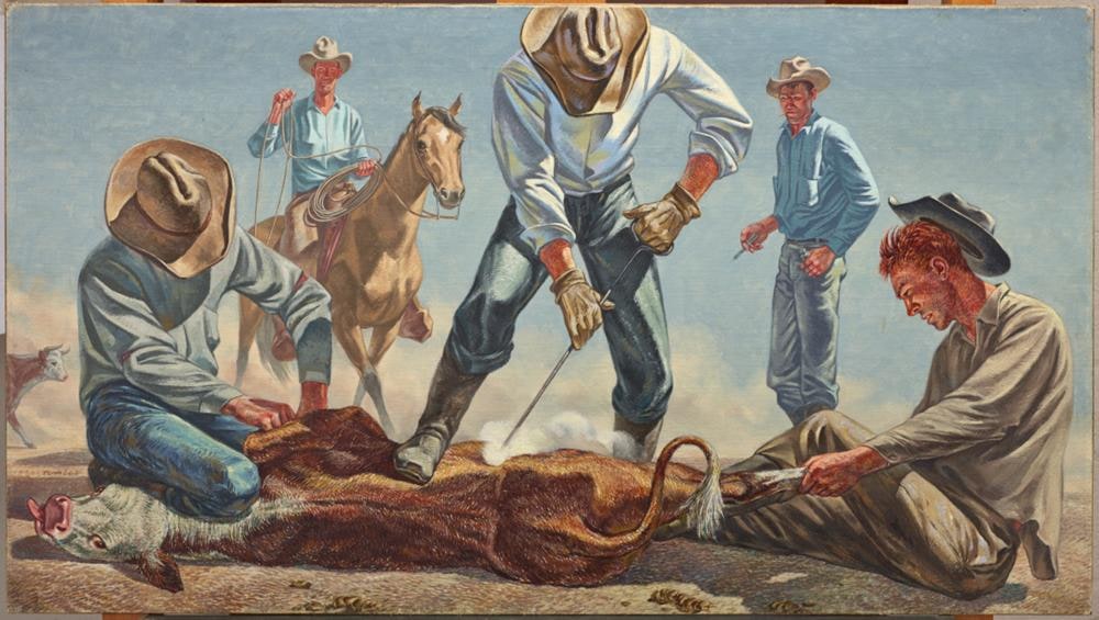 Round Up Time: Branding a Calf