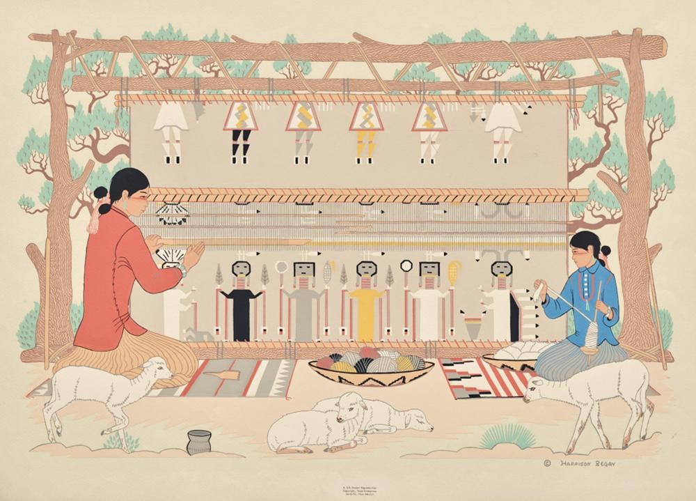 Indian Women Weaving