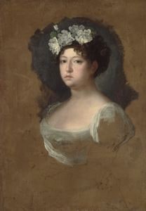 Portrait of Queen María Isabel de Braganza y Borbón
