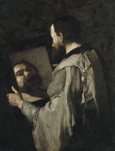 Philosopher with a Mirror (possibly Socrates)