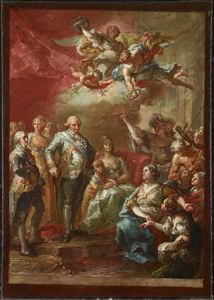 Charles IV and His Family Honored by the University of Valencia