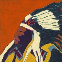 Portrait of a Plains Indian