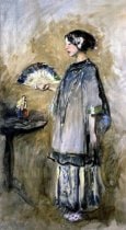 Gladys in Chinese Robes