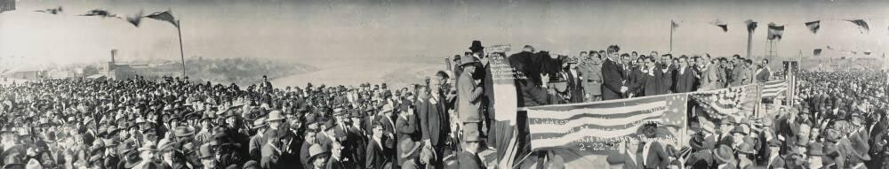 Dedication of the New Bridge Connecting the United States with Mexico - Laredo, Texas and Laredo, Tamaulipas, Mexico.