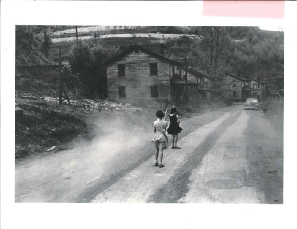 Two Girls on Road