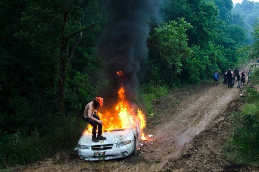 Car on Fire