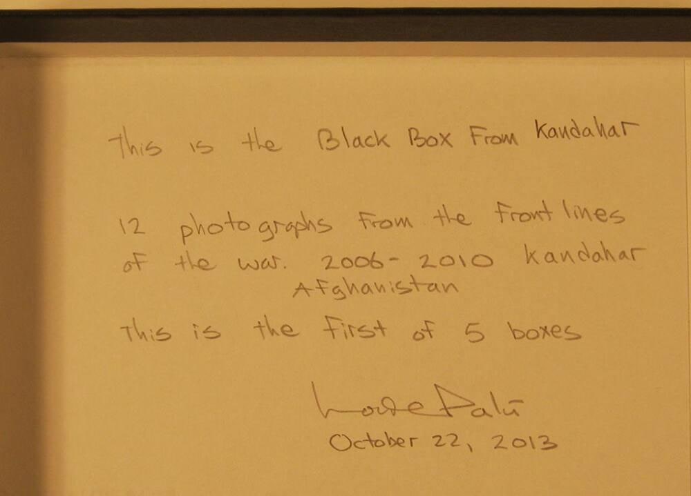 Black Box from Kandahar