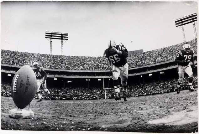 The Baltimore Colts During Kickoff