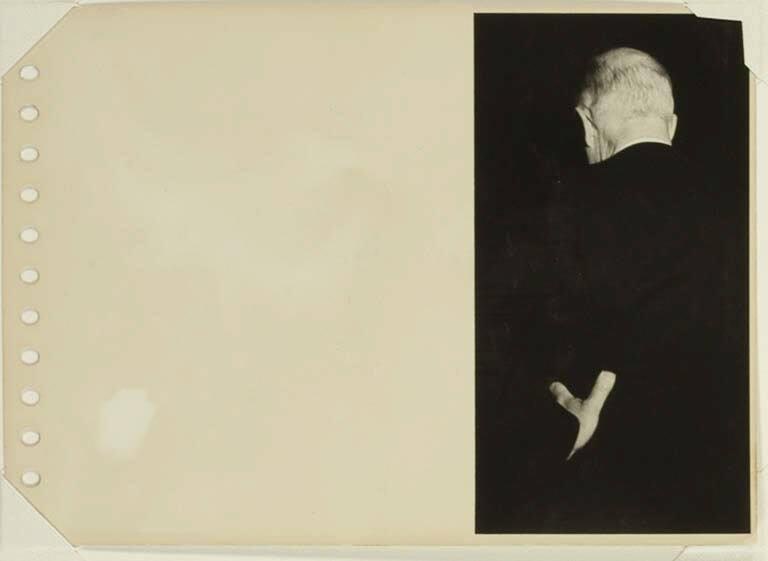 Untitled [Back of man with hand on waist]