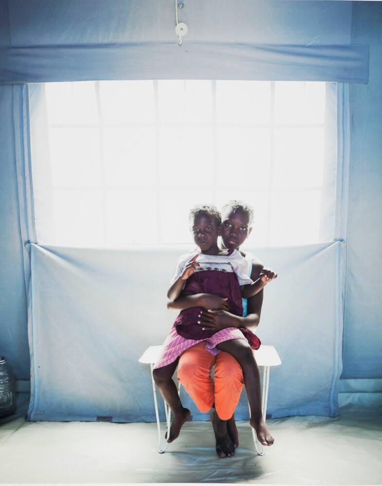 Sisters in their Tent