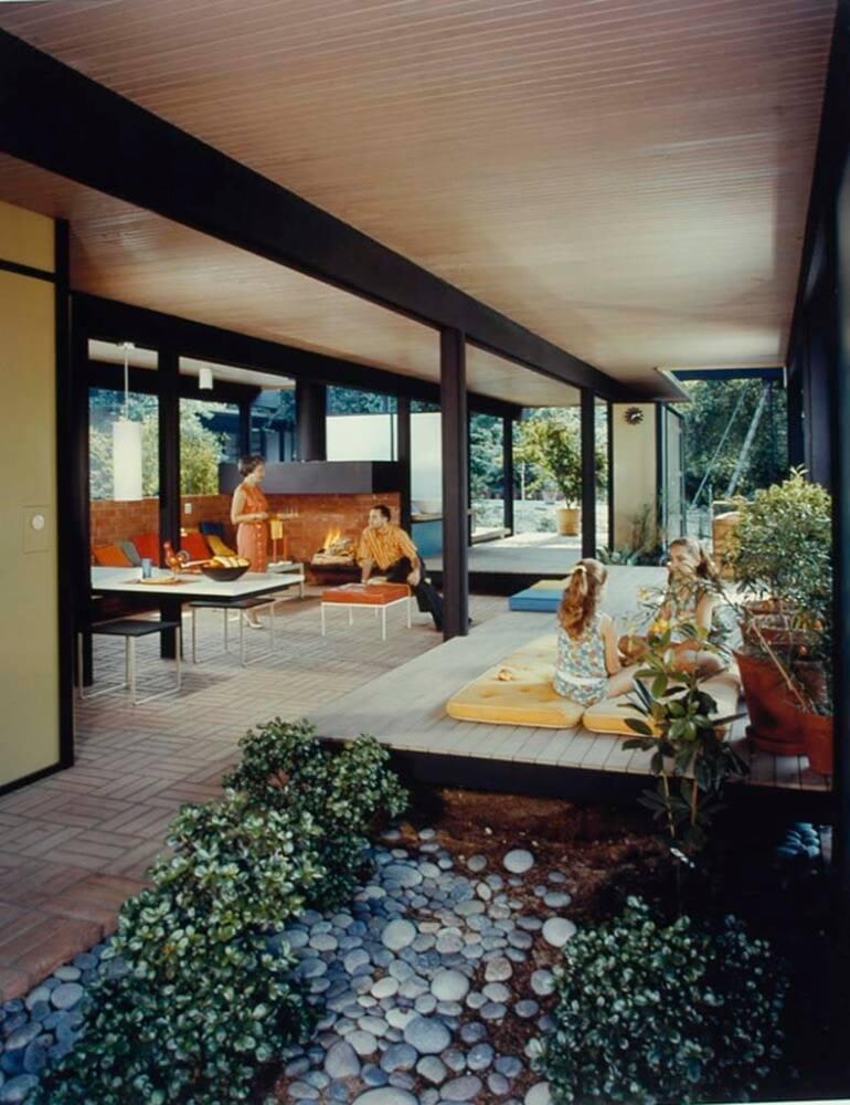 Recreation Pavilion, Mirman Residence, Arcadia, CA (Buff, Straub and Hensman, Architects, 1959)