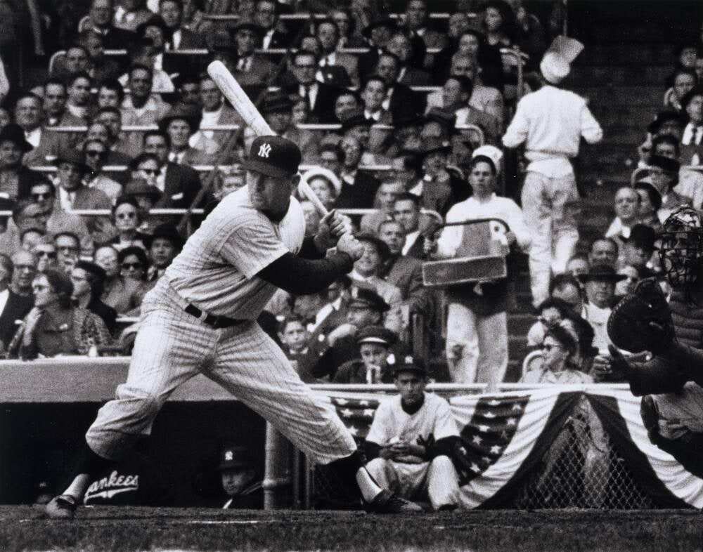 Mickey Mantle Hits a Home Run in the World Series