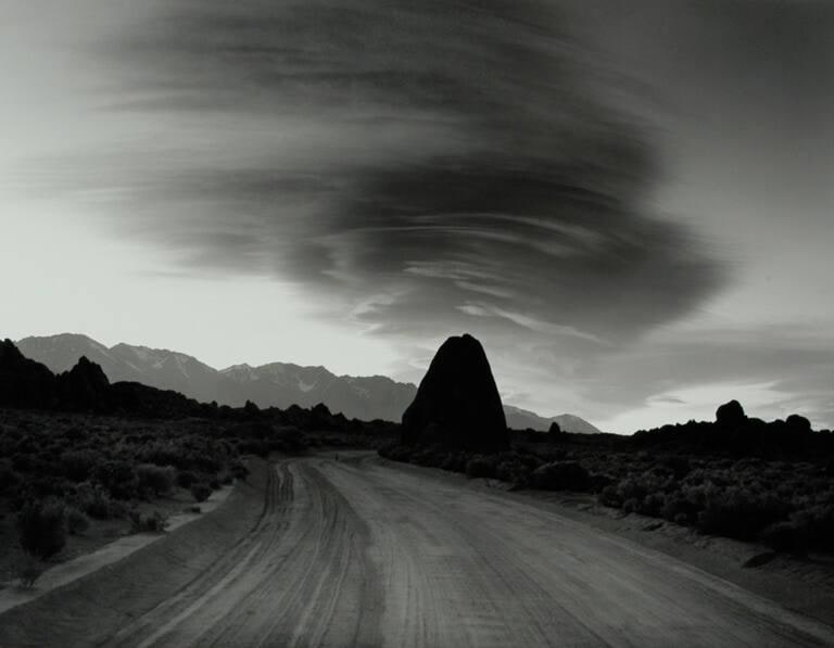 Triangle Rock, Evening Clouds, Alabama Hills