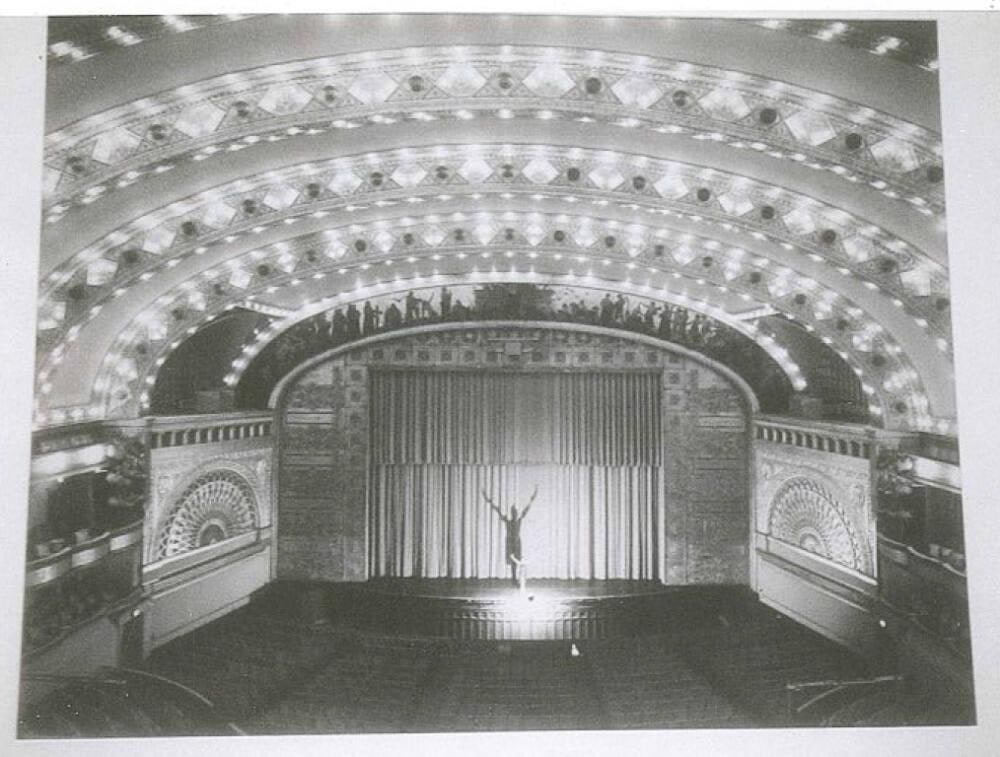 On the Stage at the Auditoriaum Theatre