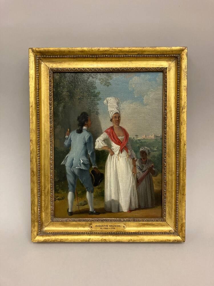 Free People of Color with a Servant
