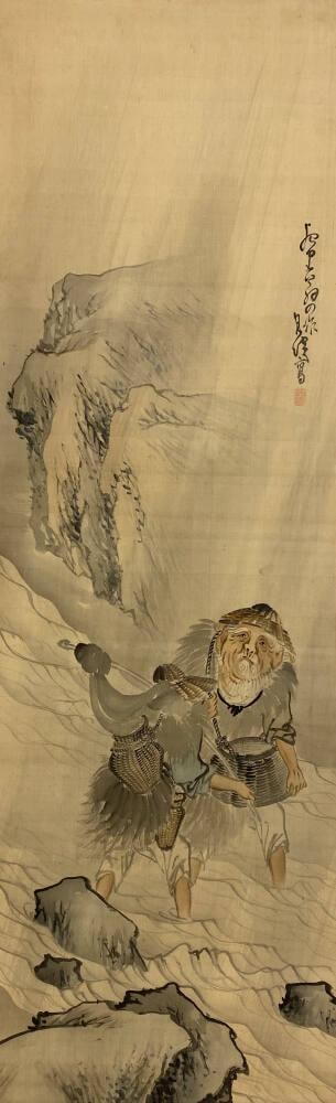 Fisherman (Buson style)