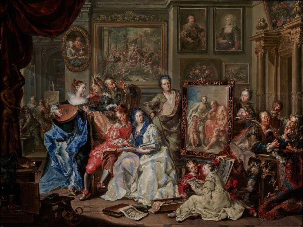 The Painter’s Studio, or an Allegory of Painting