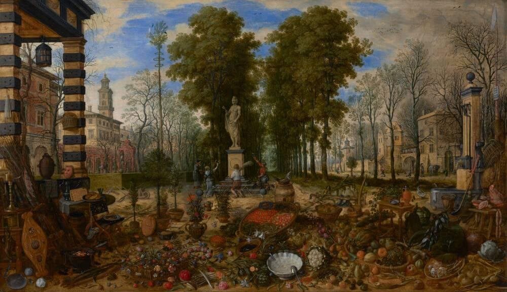 The Twelve Months with Janus and Personifications of the Four Seasons