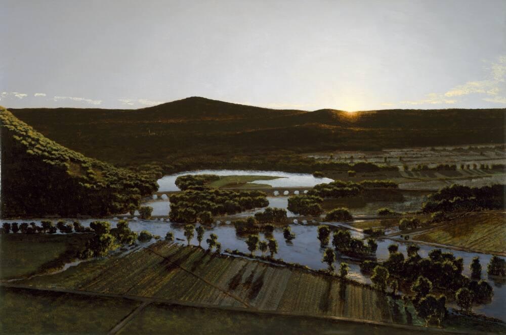 The Oxbow, Flooded, at the End of the Day