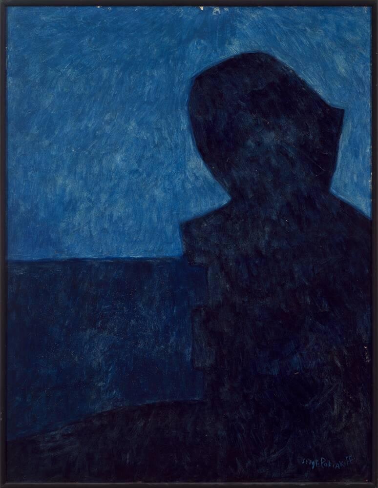 Composition in Blue