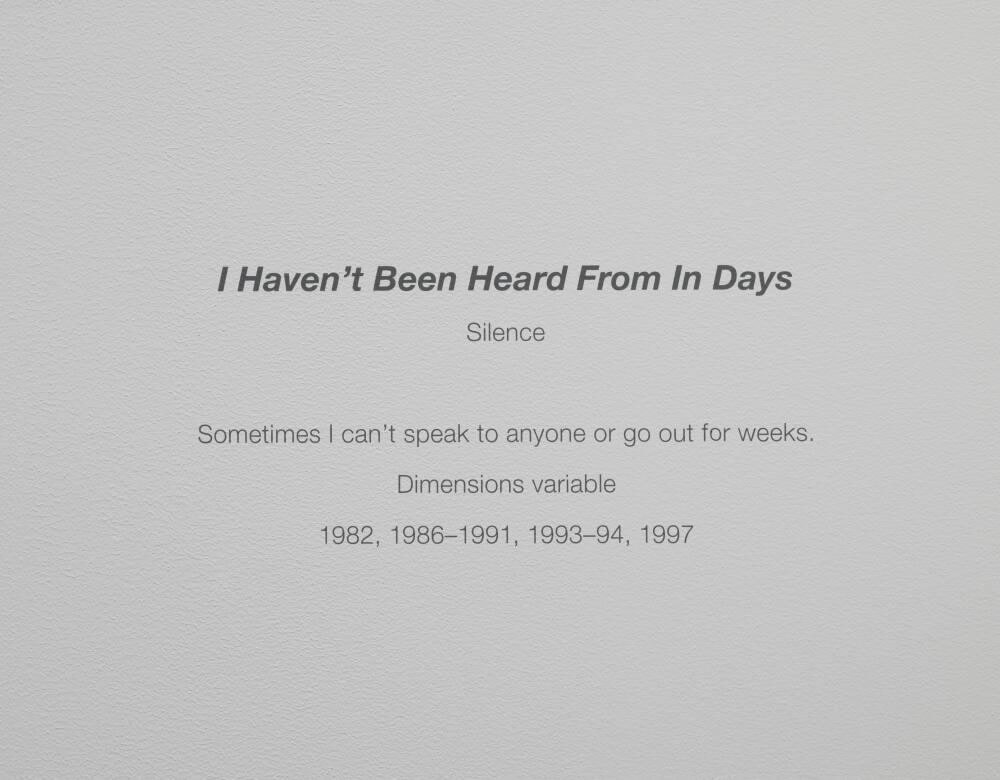 I Haven't Been Heard From In Days