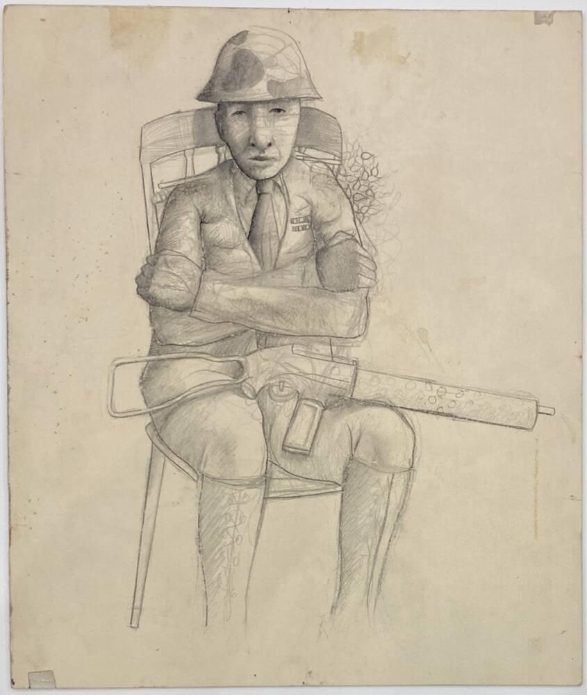 Study for "Portrait of a Hero"
