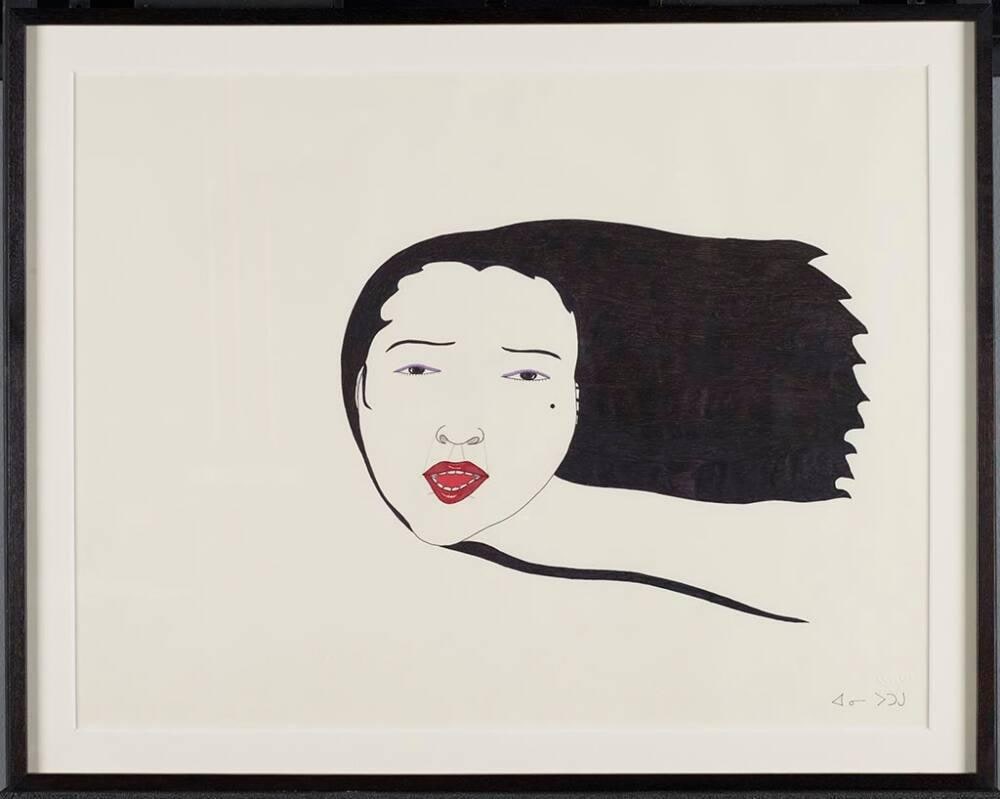 Composition (Windswept Hair)