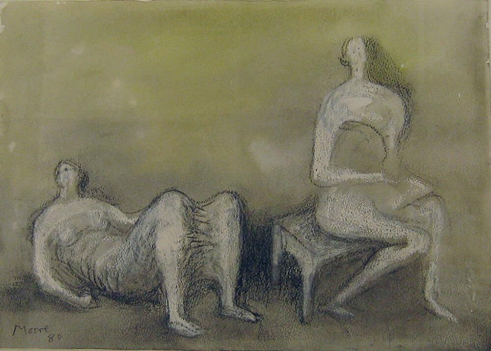 Reclining and Seated Figures