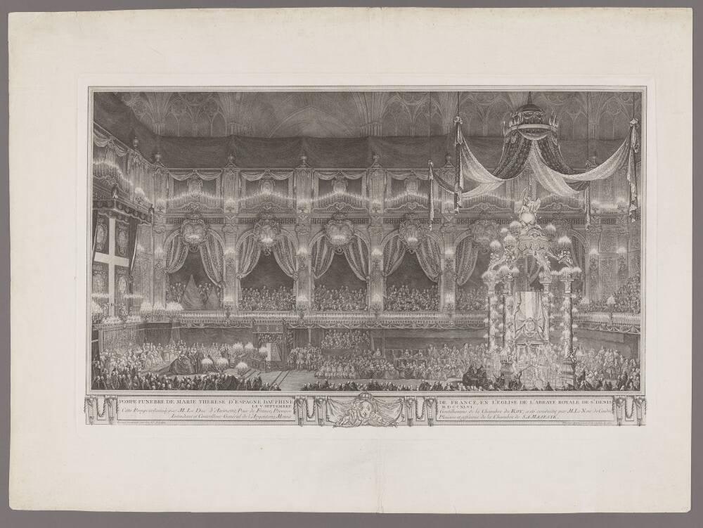 Pompe funèbre de Marie-Thérèse d'Espagne, dauphine de France (Funeral of Maria Theresa of Spain, Dauphine of France)