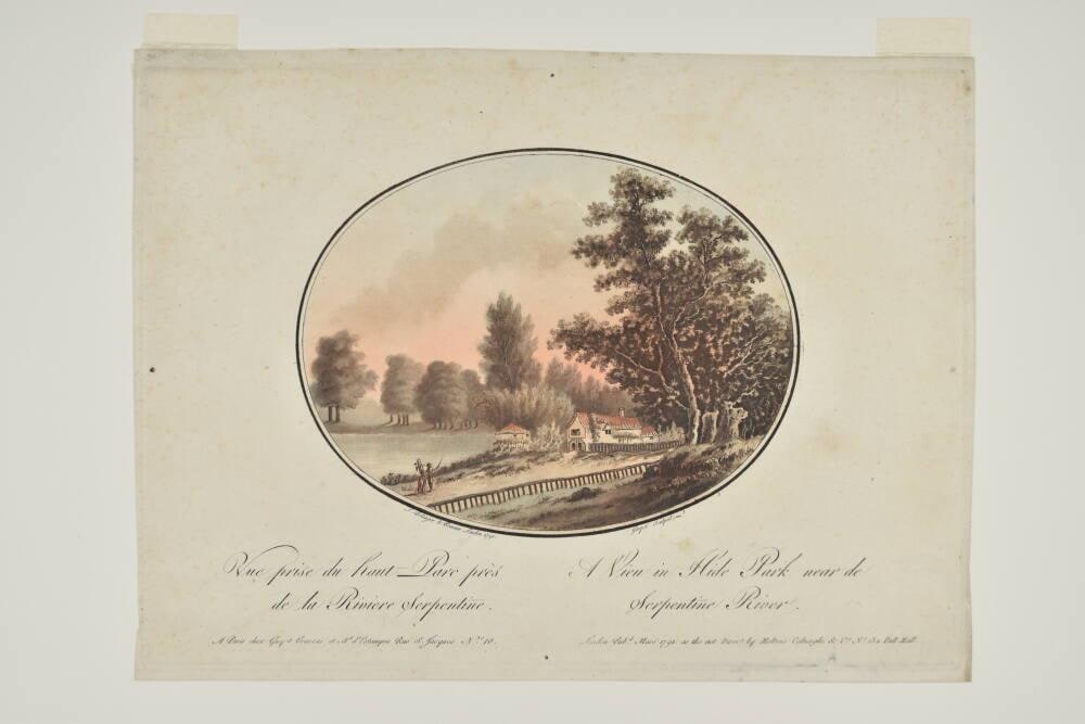 A View in Hide Park Near the Serpentine River