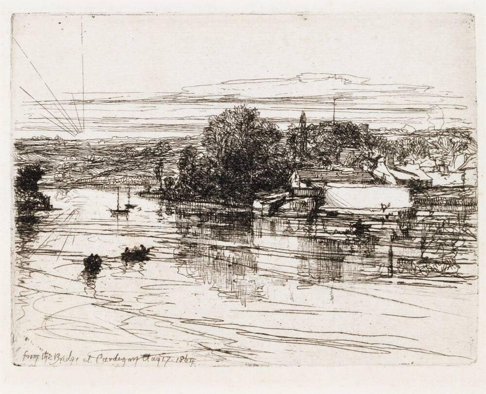From the Bridge at Cardigan