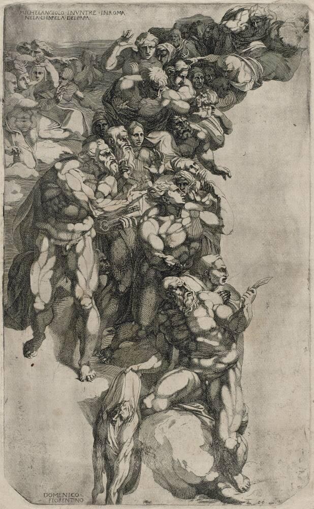 Group from Michelangelo's Last Judgment