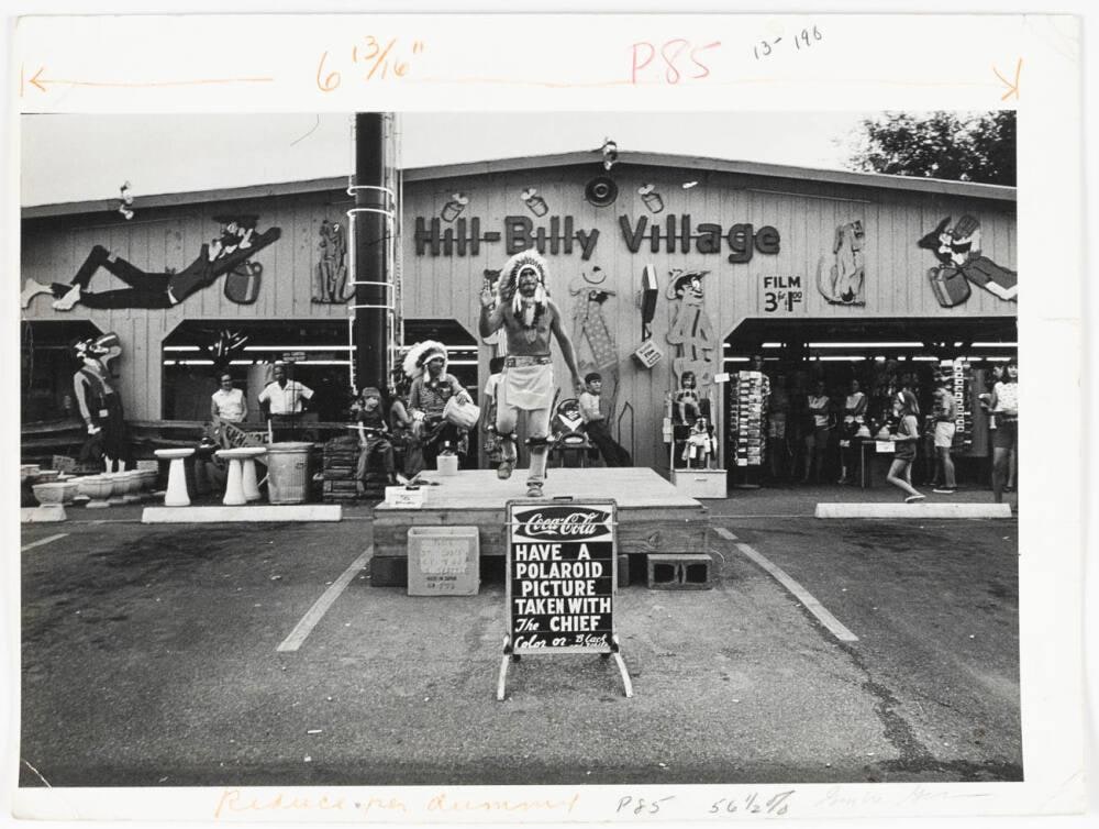 "Have a Polaroid Taken with the Chief," Cherokee, Tennessee