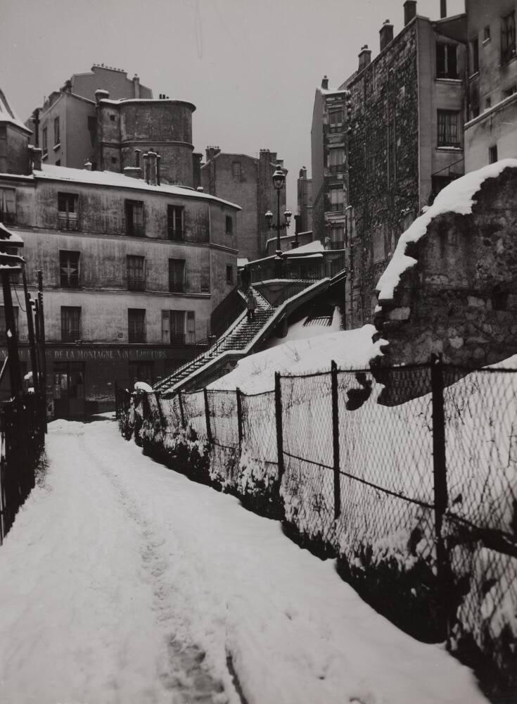 Passage Vilin, Paris, Hiver