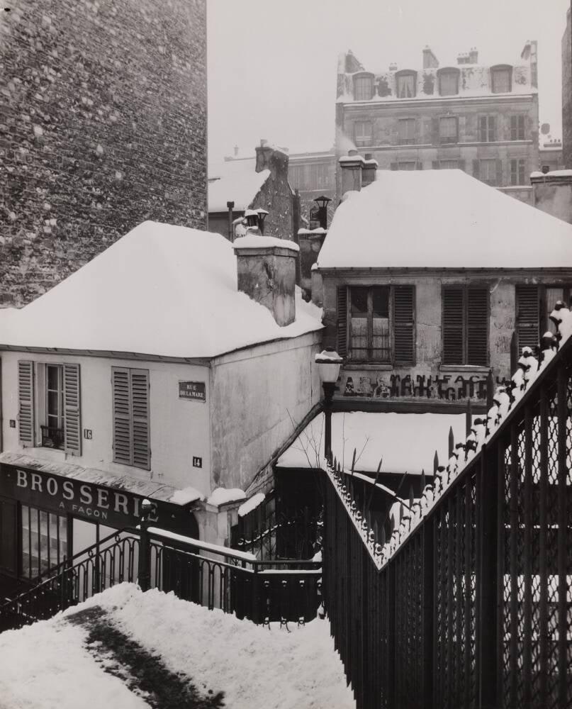Rue de la Mare, Paris, Hiver