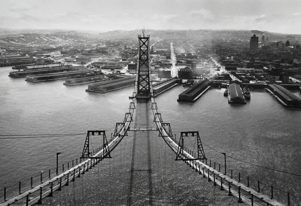 [View atop Golden Gate Bridge]