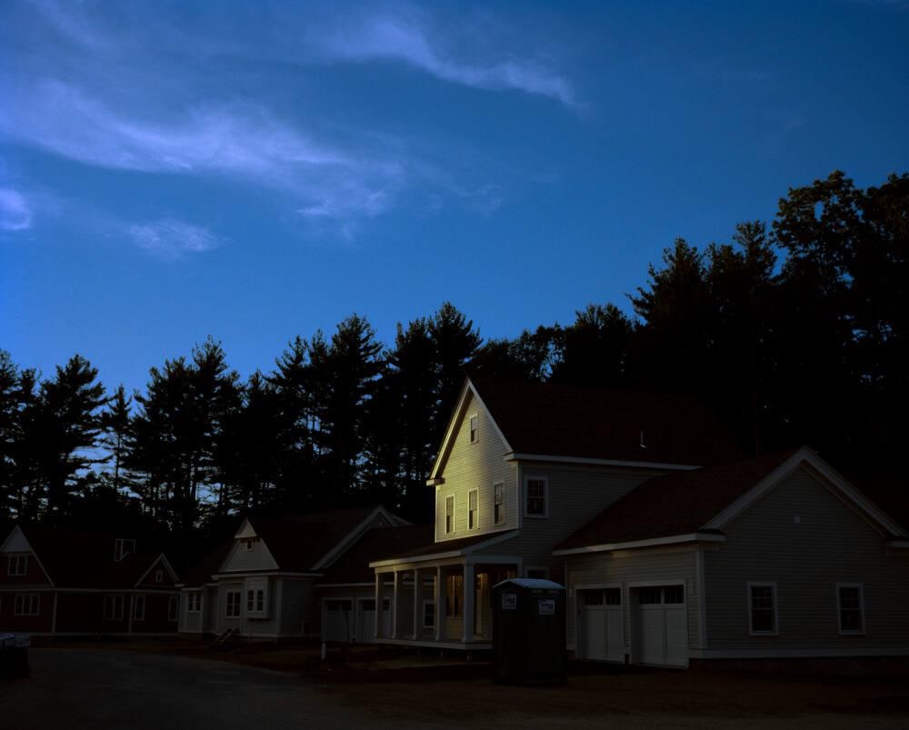A housing development behind the Starmet site, Concord, Massachusetts, USA, July 3, 2016