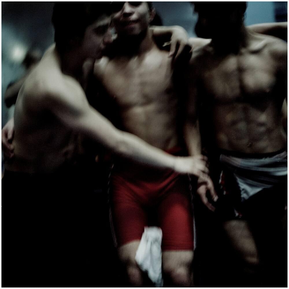 Wrestlers in Training