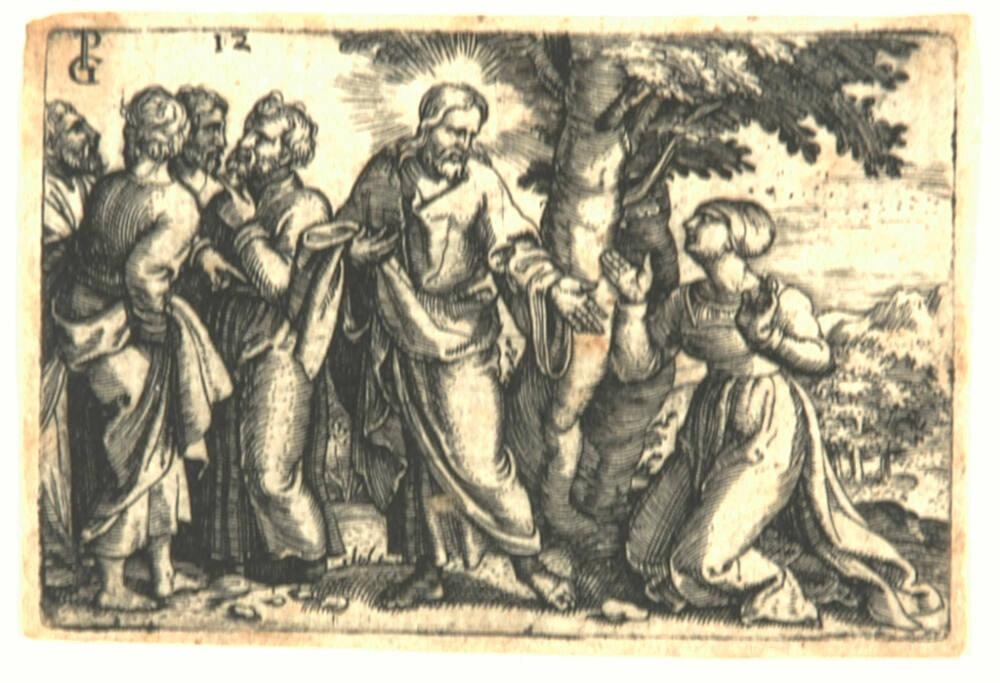 Christ Healing the Woman with the Diseased Issue of Blood