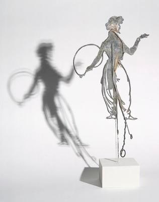 Shadow puppet of an Artist Holding a Palette