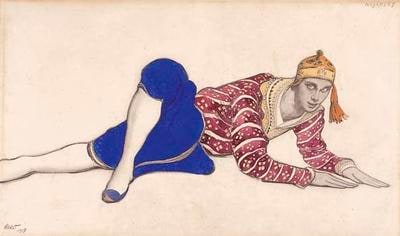 Vaslav Nijinsky as Chinese Dancer in Les Orientales