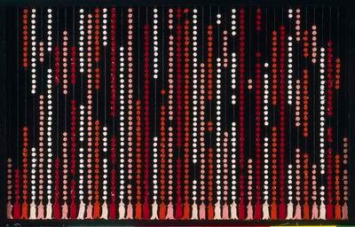Design for Baseball Curtain in Damn Yankees