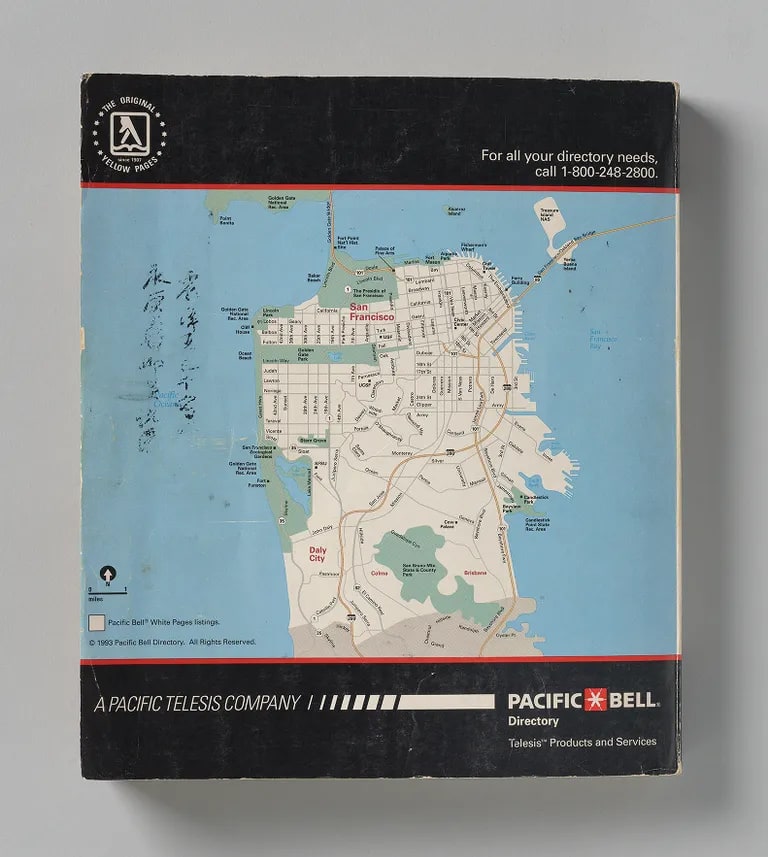 Telephone Book Calligraphy
