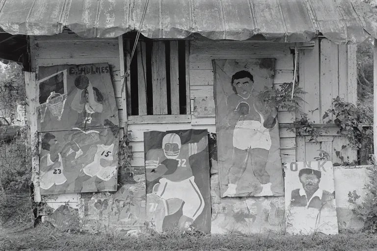 Paintings on Sam Doyle's Shed, St. Helena Island, South Carolina