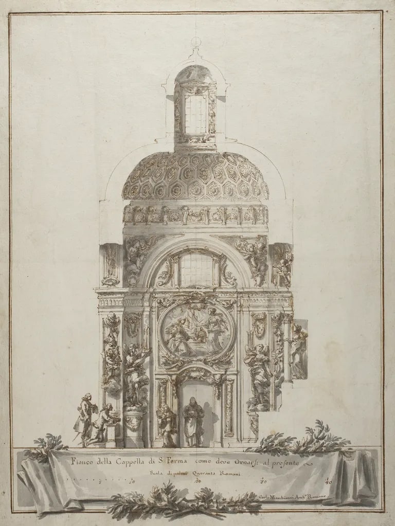 Design for the chapel of Saint Ferma
