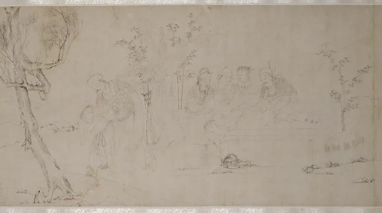 Eighteen Scholars of the Tang Dynasty (Shiba xueshi tu 十八學士圖)