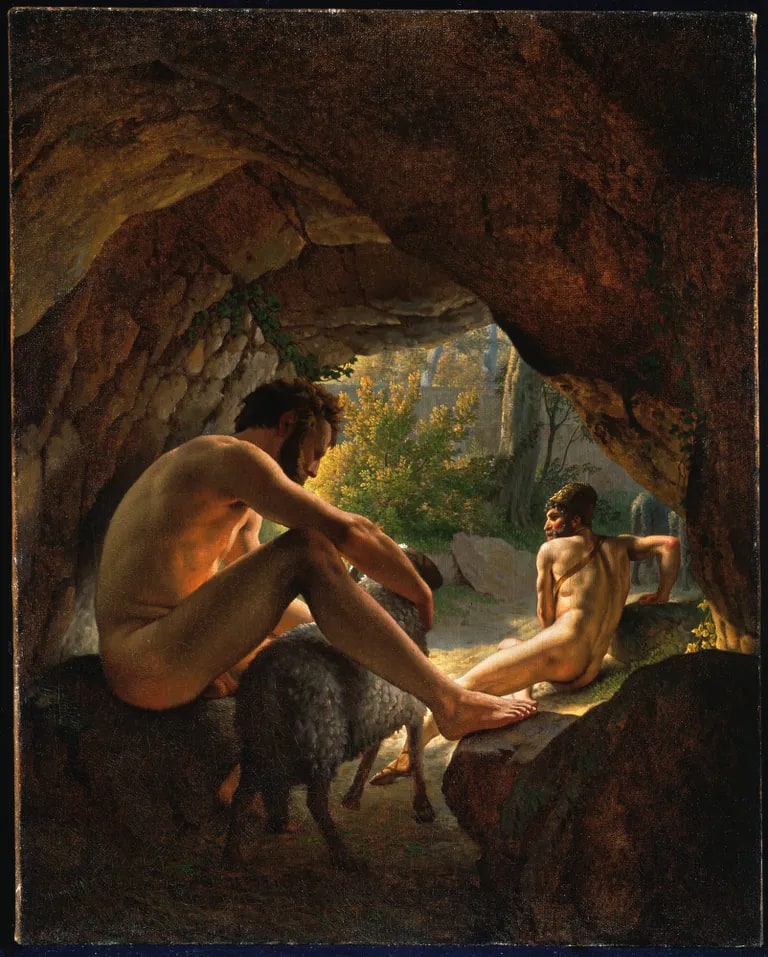 Ulysses Fleeing the Cave of Polyphemus